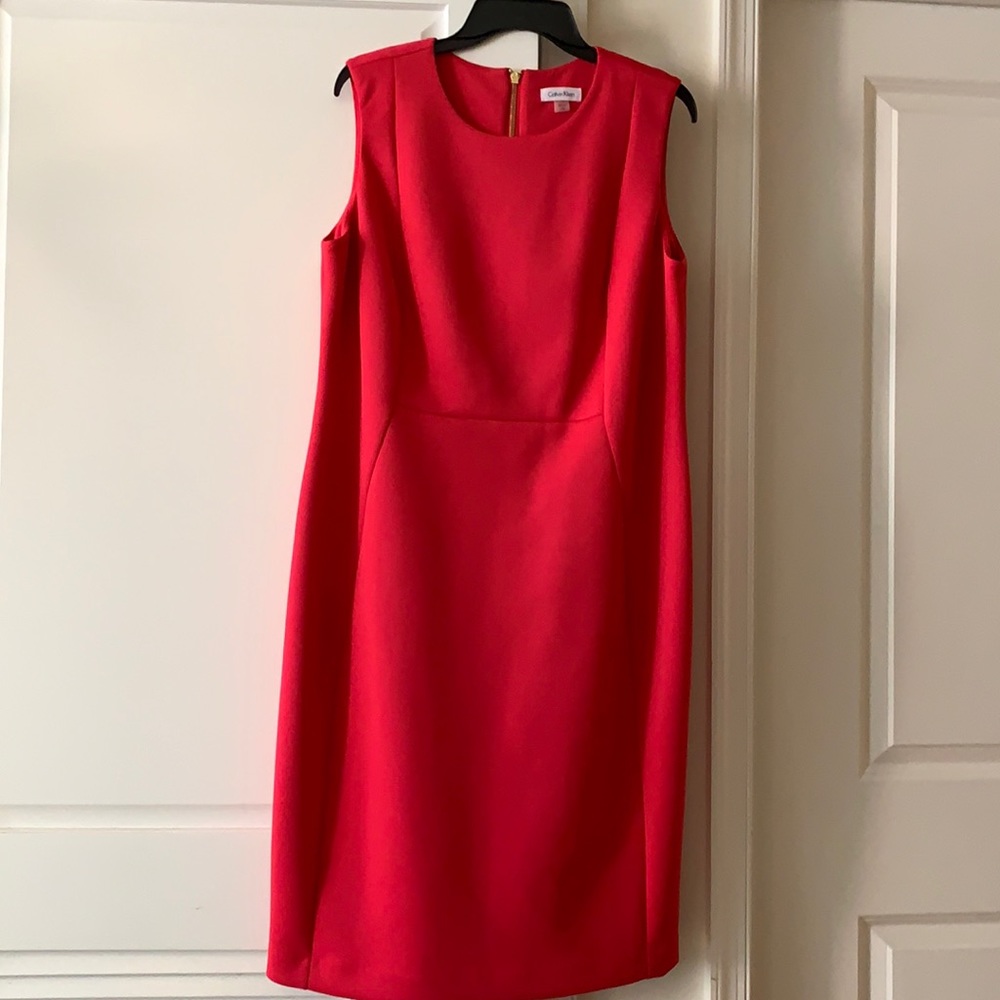 Calvin Klein pink dress size 16w